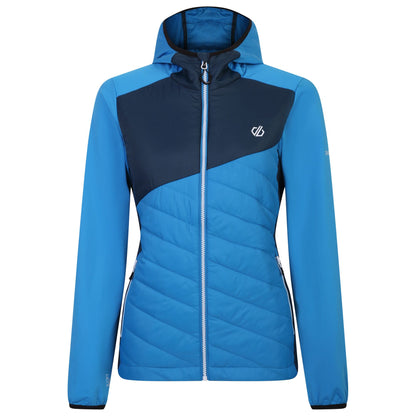Swedish Blue-Moonlight Denim - Front - Dare 2B Womens-Ladies Ascending Hybrid Jacket