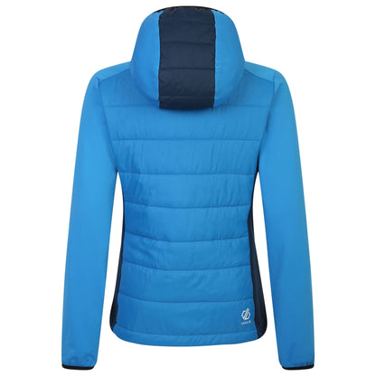 Swedish Blue-Moonlight Denim - Back - Dare 2B Womens-Ladies Ascending Hybrid Jacket