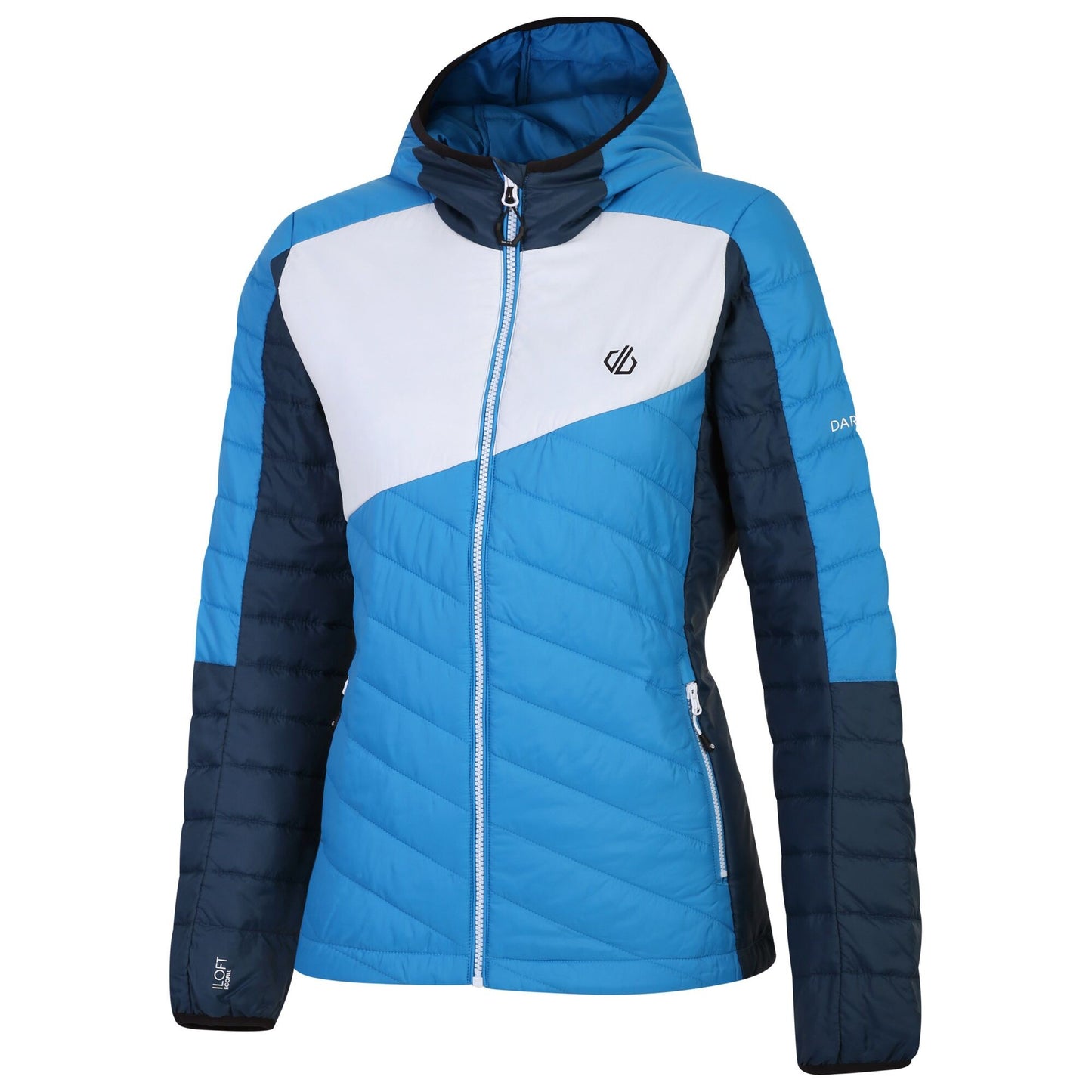 Moonlight Denim-Swedish Blue - Side - Dare 2B Womens-Ladies Ascending Padded Jacket
