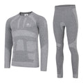 Charcoal Grey Marl - Front - Dare 2B Mens In The Zone II Base Layer Set