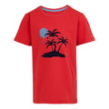 Danger Red - Front - Regatta Childrens-Kids Hawaii T-Shirt