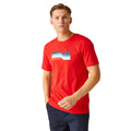 High Risk Red - Lifestyle - Regatta Mens Cline VIII Go Explore T-Shirt