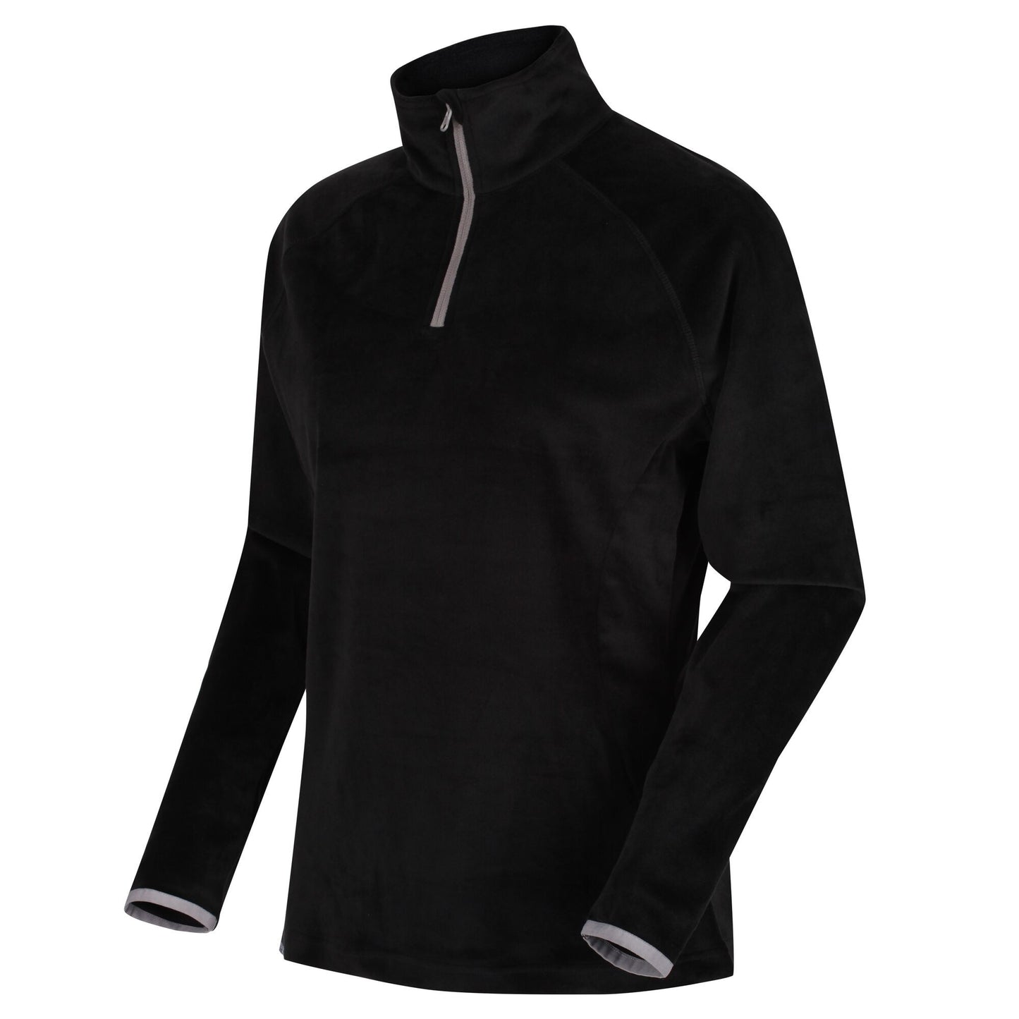 Black - Side - Regatta Womens-Ladies Lavene Half Zip Fleece Top