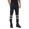 Navy - Side - Regatta Professional Mens Jogging Bottoms