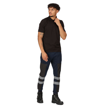 Navy - Pack Shot - Regatta Professional Mens Jogging Bottoms