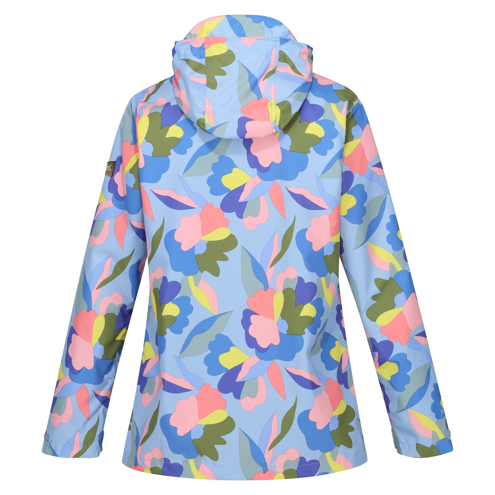 Multicoloured - Back - Regatta Womens-Ladies Bayletta Abstract Floral Waterproof Jacket