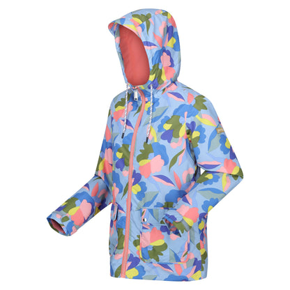 Multicoloured - Side - Regatta Womens-Ladies Bayletta Abstract Floral Waterproof Jacket