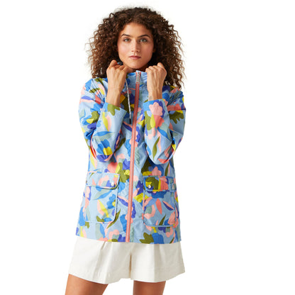 Multicoloured - Lifestyle - Regatta Womens-Ladies Bayletta Abstract Floral Waterproof Jacket