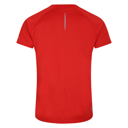Seville Red - Back - Dare 2B Mens Tech Mountain T-Shirt
