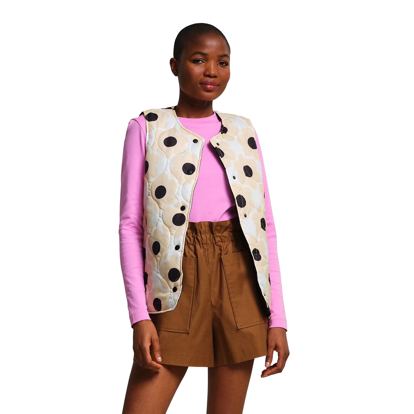 Cream - Lifestyle - Regatta Womens-Ladies Daisy Quilted Gilet