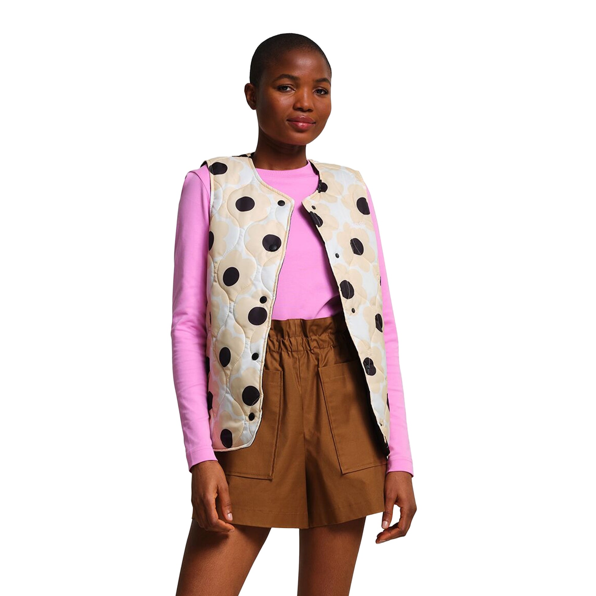 Cream - Lifestyle - Regatta Womens-Ladies Daisy Quilted Gilet