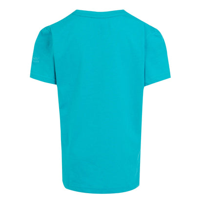 Tahoe Blue - Back - Regatta Childrens-Kids Bosley VII  Good Vibes T-Shirt