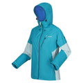 Tahoe Blue-Bleached Aqua - Side - Regatta Womens-Ladies Highton V Stretch Waterproof Jacket