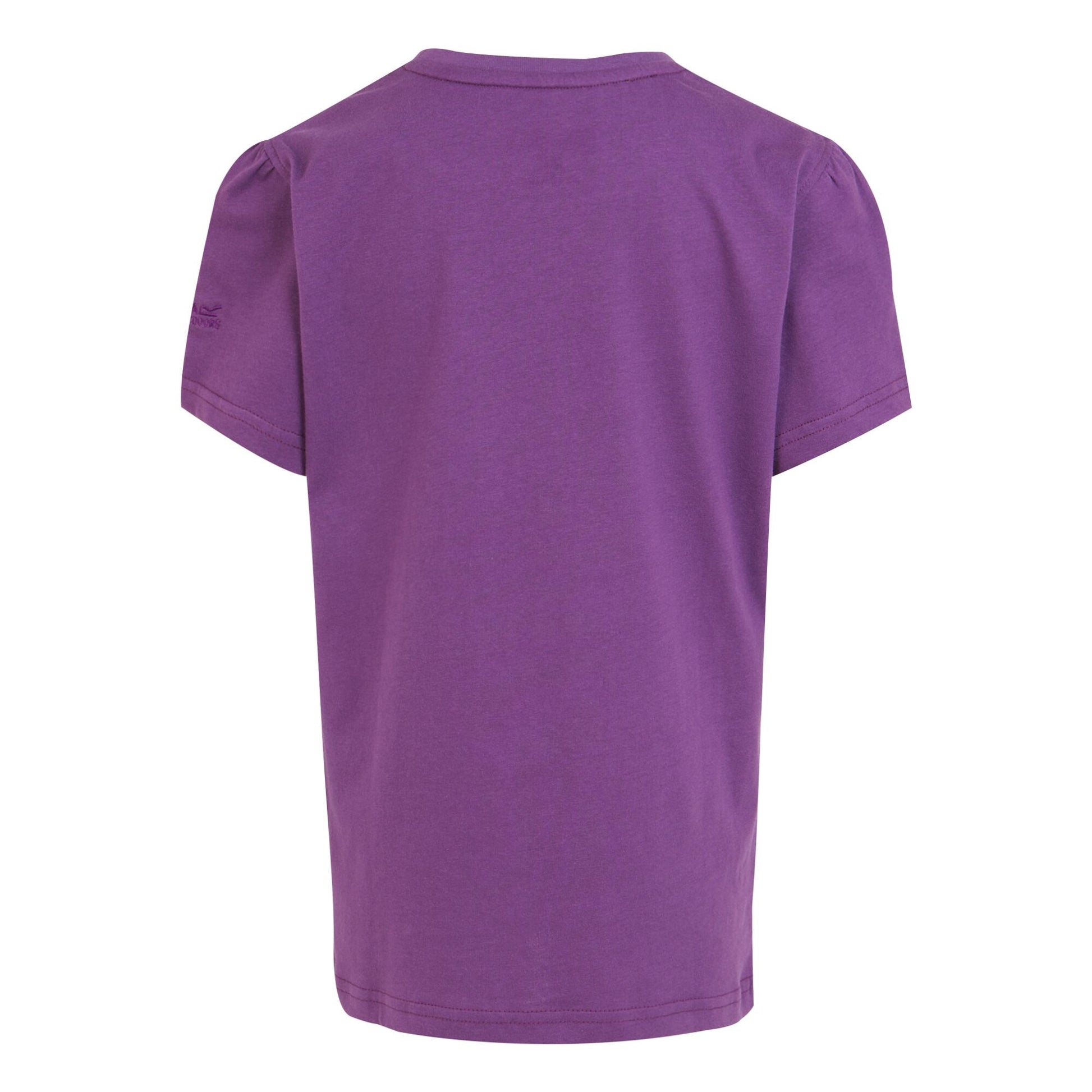 Sunset Purple - Back - Regatta Childrens-Kids Bosley VII Palm Tree T-Shirt