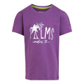 Sunset Purple - Front - Regatta Childrens-Kids Bosley VII Palm Tree T-Shirt
