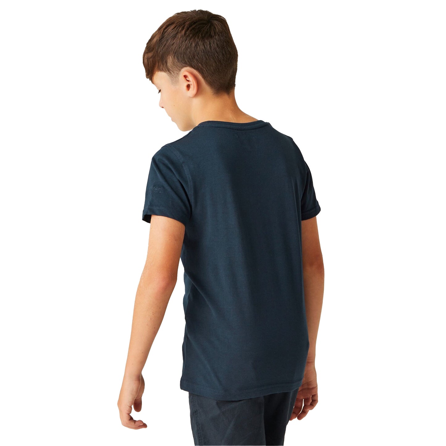 Navy - Pack Shot - Regatta Childrens-Kids Bosley VII Wave T-Shirt