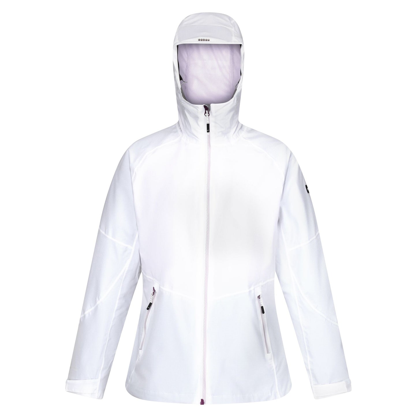 White-Lilac Frost - Front - Regatta Womens-Ladies Raddick II Waterproof Jacket