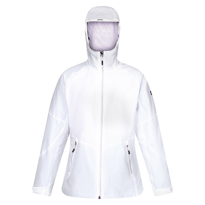 White-Lilac Frost - Front - Regatta Womens-Ladies Raddick II Waterproof Jacket