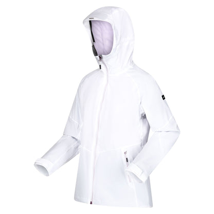 White-Lilac Frost - Side - Regatta Womens-Ladies Raddick II Waterproof Jacket