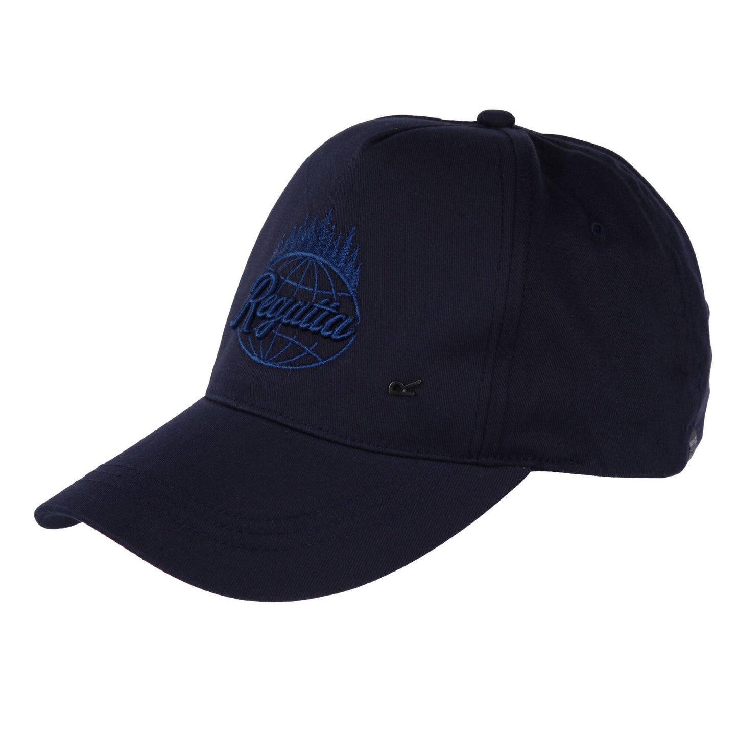 Navy - Side - Regatta Unisex Adult Logo Snapback Cap