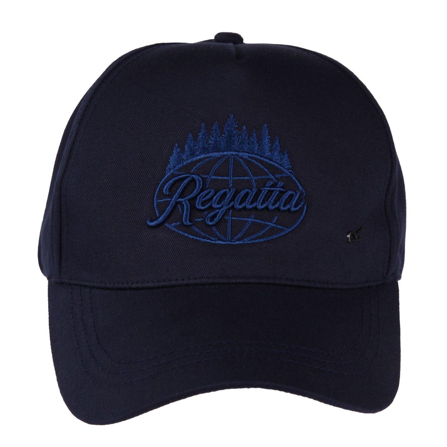 Navy - Front - Regatta Unisex Adult Logo Snapback Cap