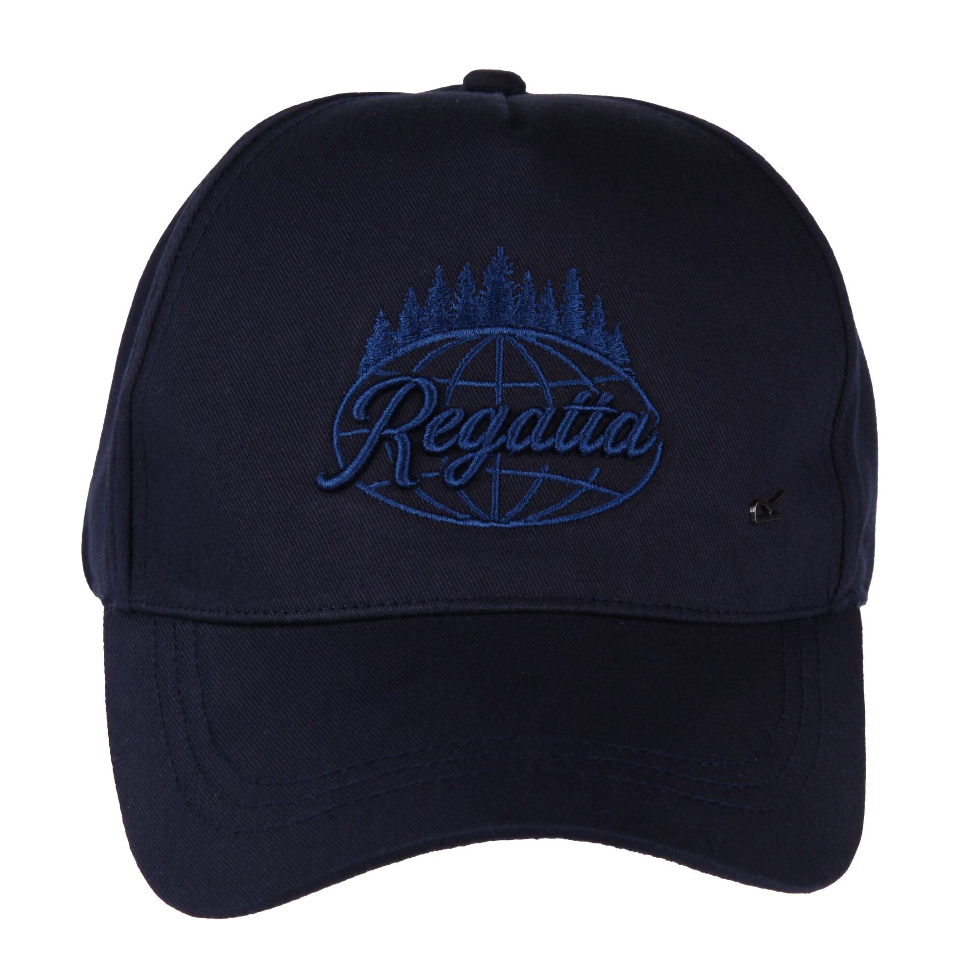 Navy - Front - Regatta Unisex Adult Logo Snapback Cap