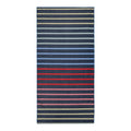 Navy - Front - Regatta Multi Stripe Beach Towel