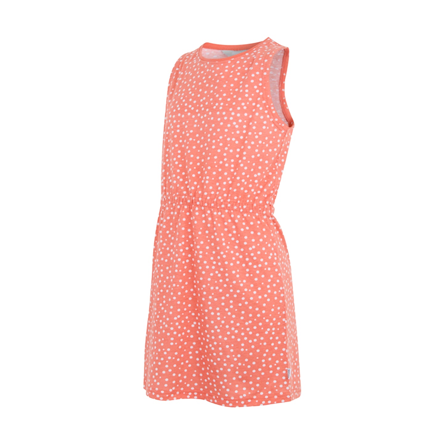 Peach Bloom-White - Side - Regatta Girls Beylina Stripe Dress