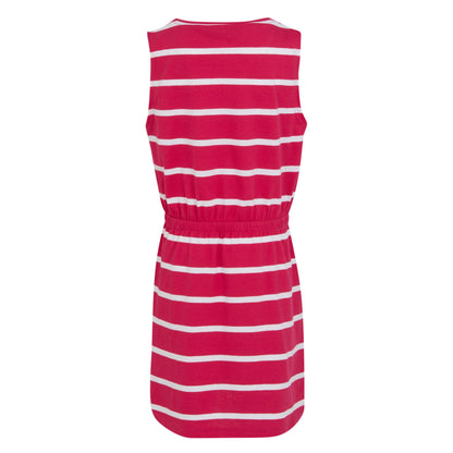 Pink Potion-White - Back - Regatta Girls Beylina Stripe Dress