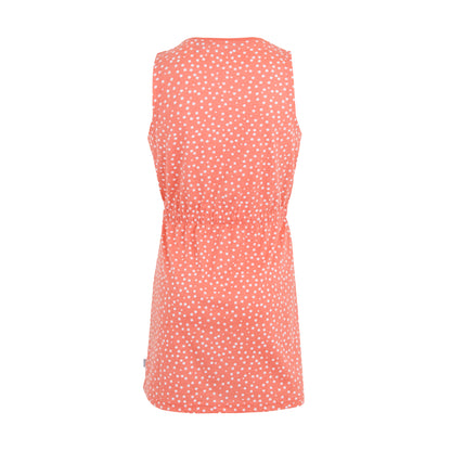 Peach Bloom-White - Back - Regatta Girls Beylina Stripe Dress