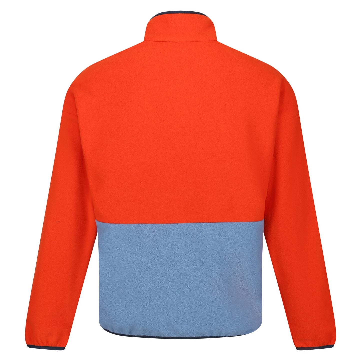 Rusty Orange-Coronet Blue - Back - Regatta Mens Callide Fleece Top
