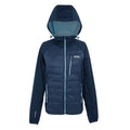 Navy-Clear Sky - Front - Regatta Womens-Ladies Andreson Pro Hybrid Jacket