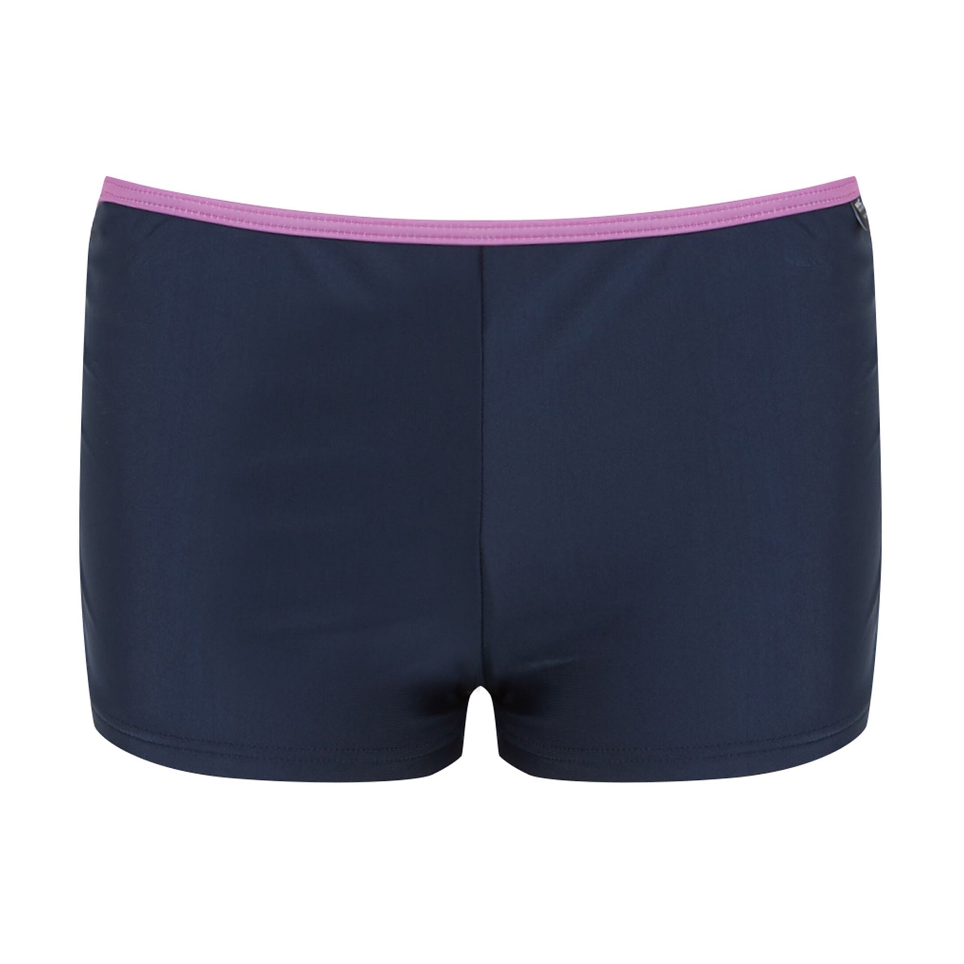 Navy-Radiant Orchid - Front - Regatta Womens-Ladies Aceana Plain Bikini Bottoms