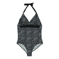 Black-White - Front - Regatta Womens-Ladies Flavia II Polka Dot One Piece Swimsuit