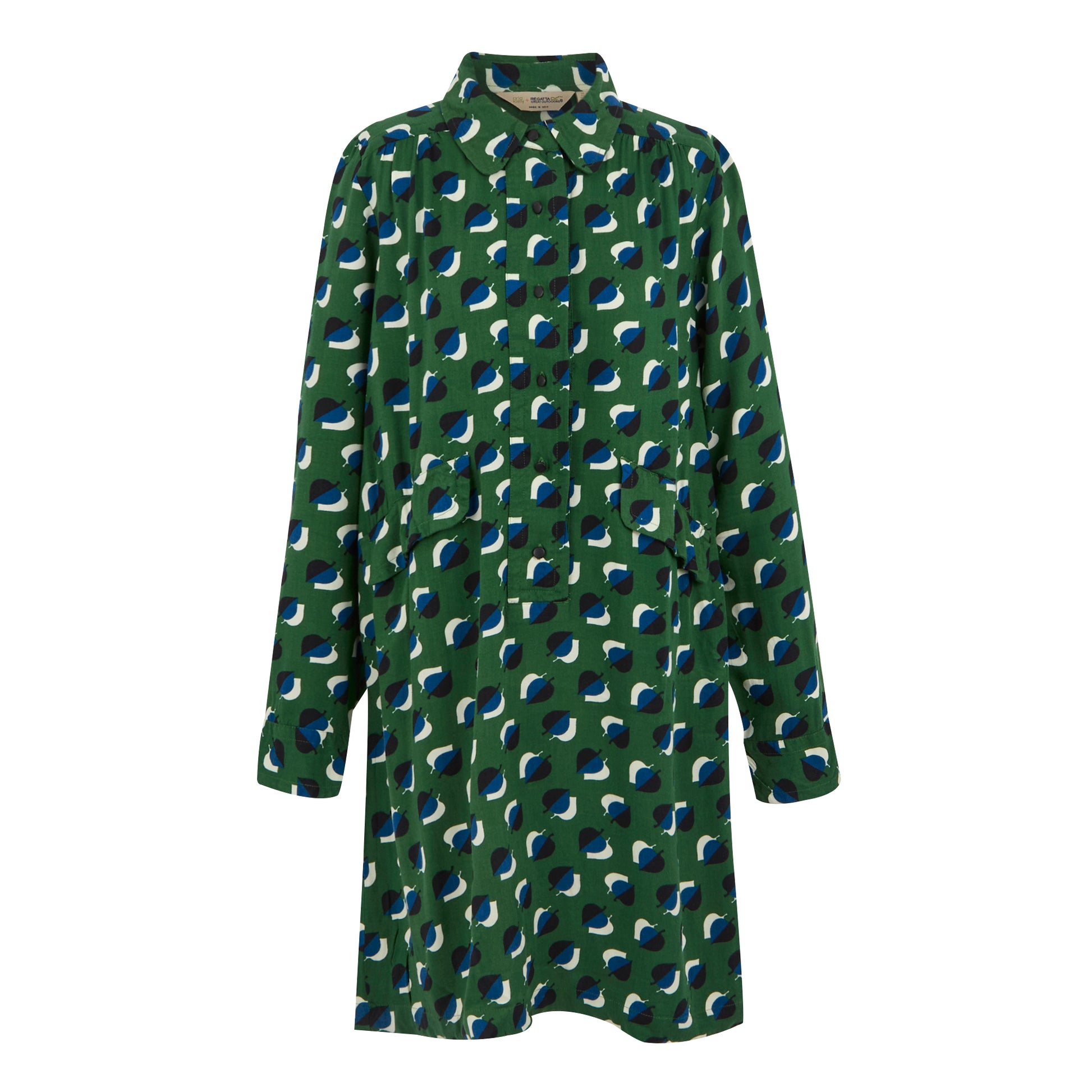 Shadow Elm Emerald - Front - Regatta Womens-Ladies Orla Kiely Sunflower Casual Dress