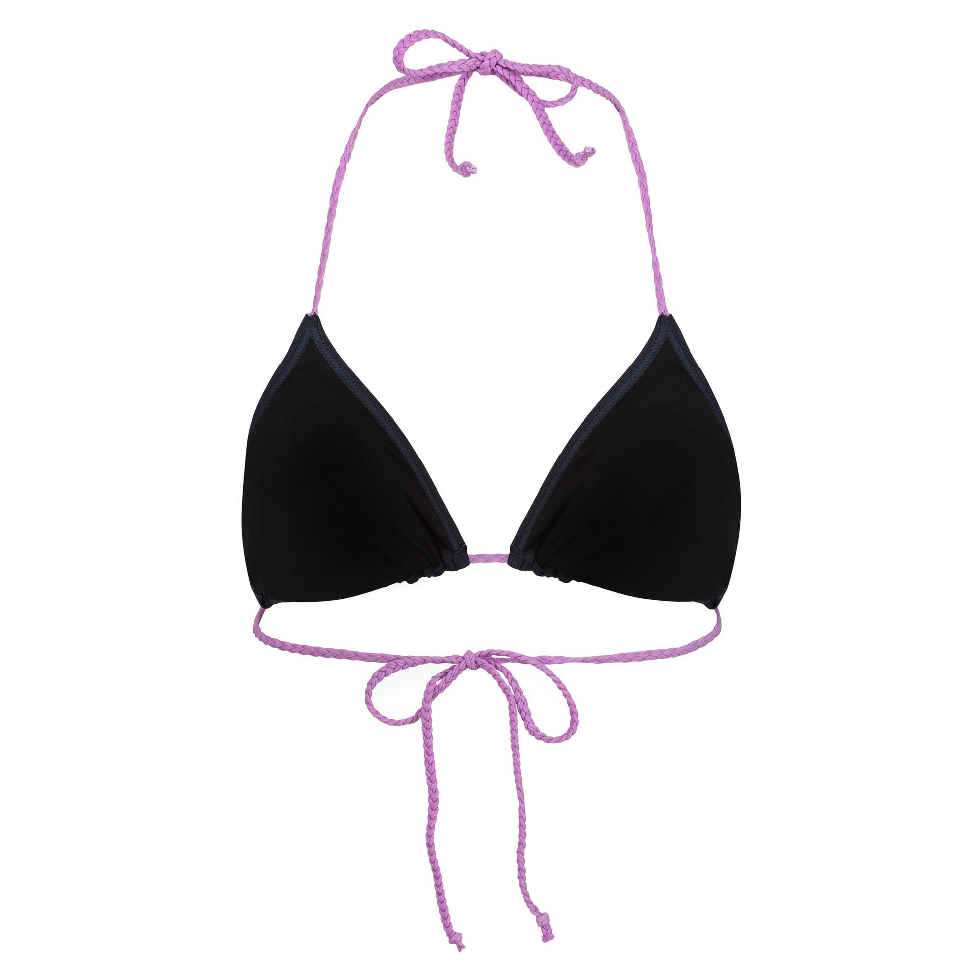 Navy-Radiant Orchid - Back - Regatta Womens-Ladies Andrellia Bikini Top