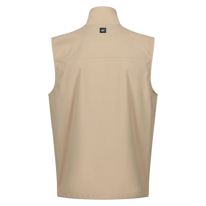 Oat - Back - Regatta Mens Travel Light Packaway Gilet