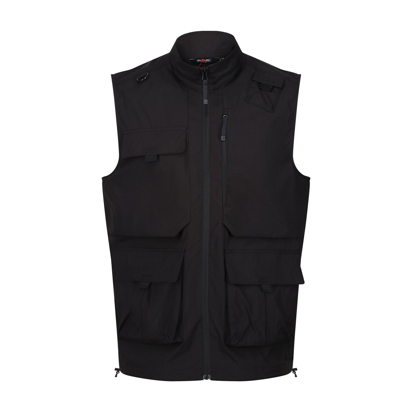 Black - Front - Regatta Mens Travel Light Packaway Gilet