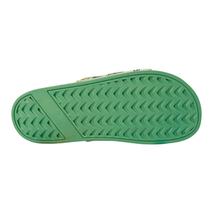 Green - Pack Shot - Regatta Womens-Ladies Orla Kiely Tropical Sliders