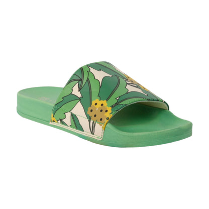 Green - Front - Regatta Womens-Ladies Orla Kiely Tropical Sliders