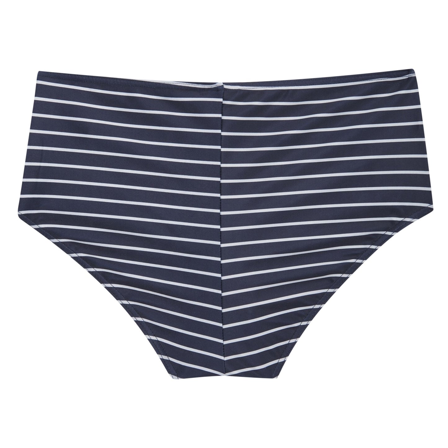 Navy-White - Back - Regatta Womens-Ladies Paloma Striped Swim Briefs