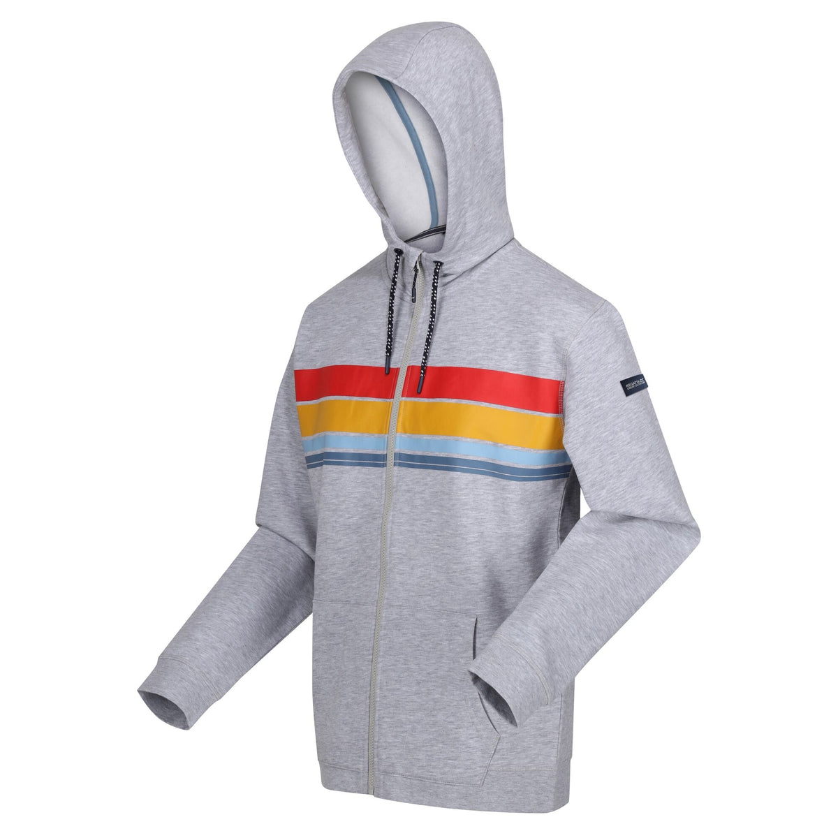 Silver Grey Marl - Side - Regatta Mens Shorebay II Full Zip Hoodie