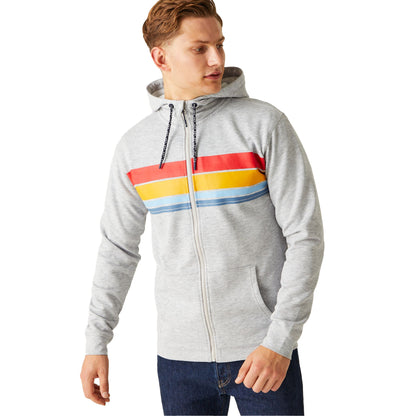 Silver Grey Marl - Lifestyle - Regatta Mens Shorebay II Full Zip Hoodie