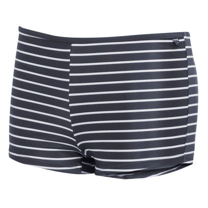 Navy-White - Side - Regatta Womens-Ladies Aceana Striped Bikini Bottoms