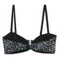 Black-White - Back - Regatta Womens-Ladies Aceana III Polka Dot Bikini Top