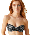 Black-White - Lifestyle - Regatta Womens-Ladies Aceana III Polka Dot Bikini Top