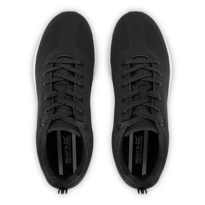 Black - Lifestyle - Regatta Mens Marine Sport Trainers