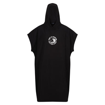 Black - Front - Regatta Unisex Adult Tidal Wave Hooded Towel