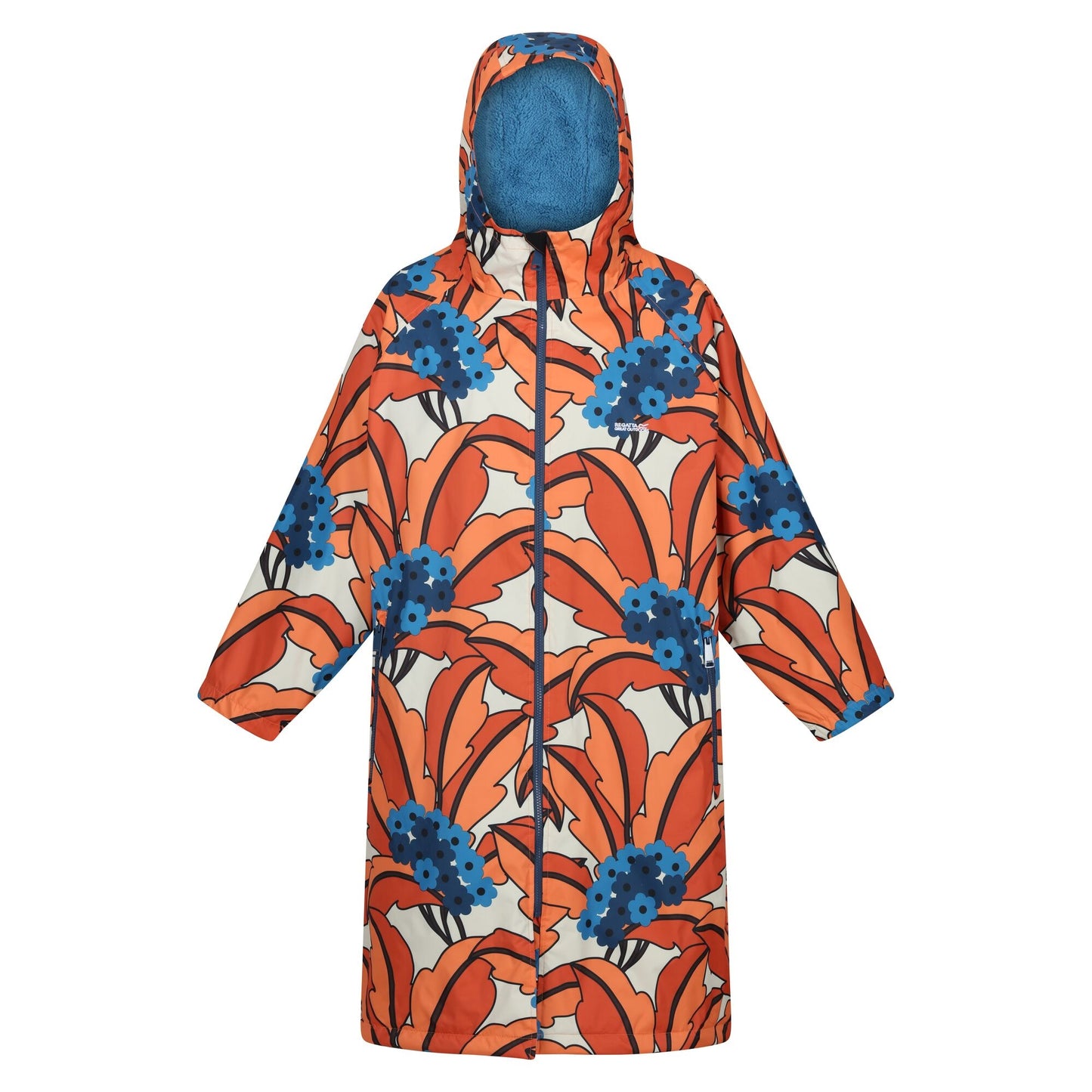 Orange - Front - Regatta Womens-Ladies Orla Kiely Tropical Changing Robe