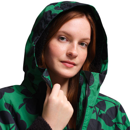 Green - Lifestyle - Regatta Womens-Ladies Orla Kiely Floral Changing Robe